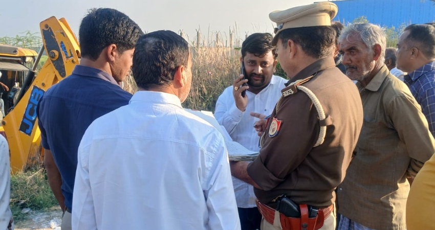 करोड़ों की सरकारी जमीन पर गरजा बुलडोजर