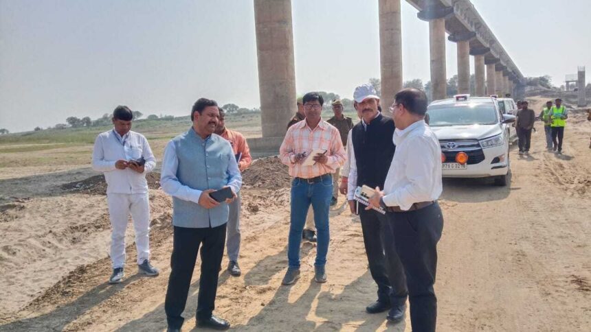 सेतु निर्माण में देरी पर भड़के DM