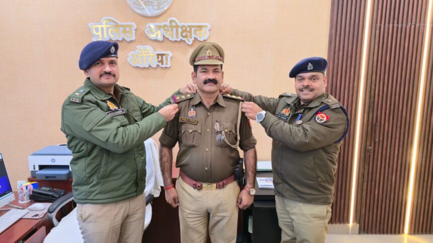 अछल्दा थाना प्रभारी पंकज मिश्रा बने निरीक्षक