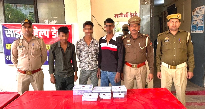 बिधूना में पुलिस और बदमाशों के बीच मुठभेड़