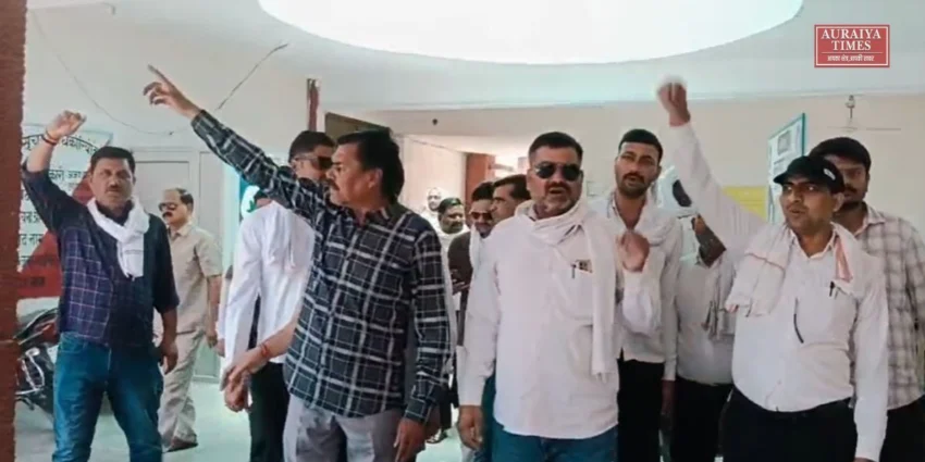 अधिवक्ताओं का आंदोलन हुआ उग्र, SDM कार्यालय के बाहर गरजे वकील; सोमवार से किसान यूनियन भी देगी साथ