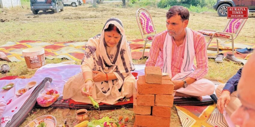 पढ़ीन में 'पंचायत उत्सव भवन' का भूमि पूजन